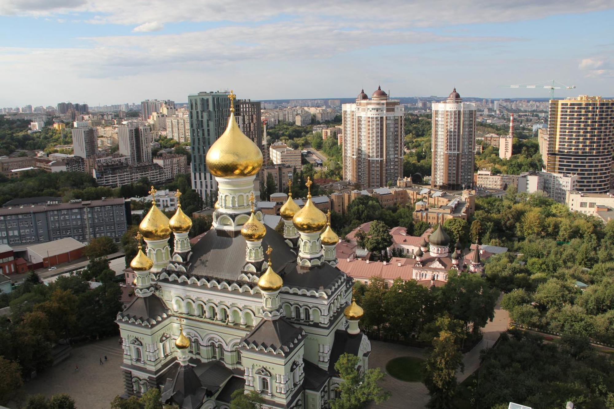 Luxurious Apartment With Panoramic View In The Historic Center Київ Екстер'єр фото